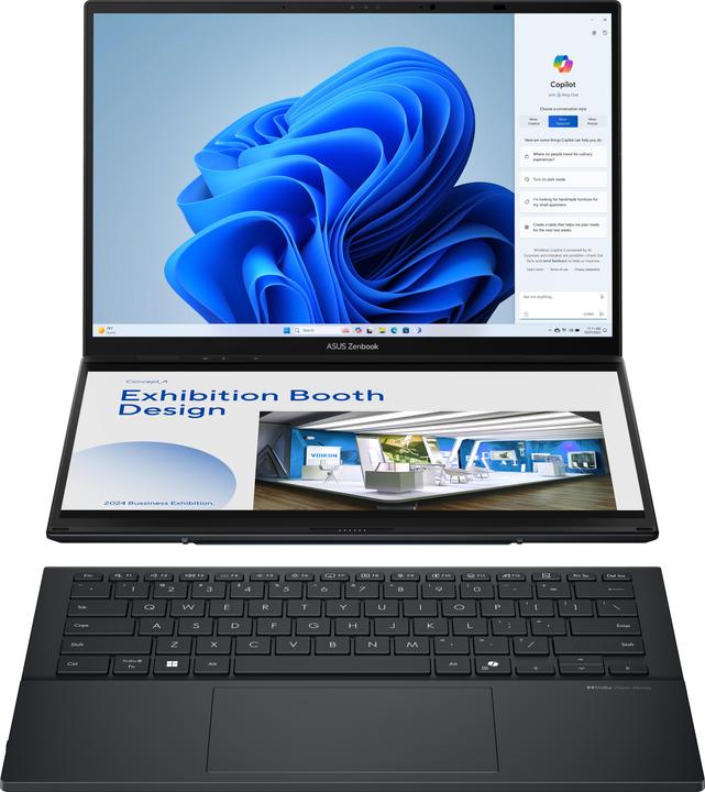 Actual product image ASUS Zenbook Duo (14", Intel Core Ultra 9 285H, 32 GB, 1000 GB, DE)