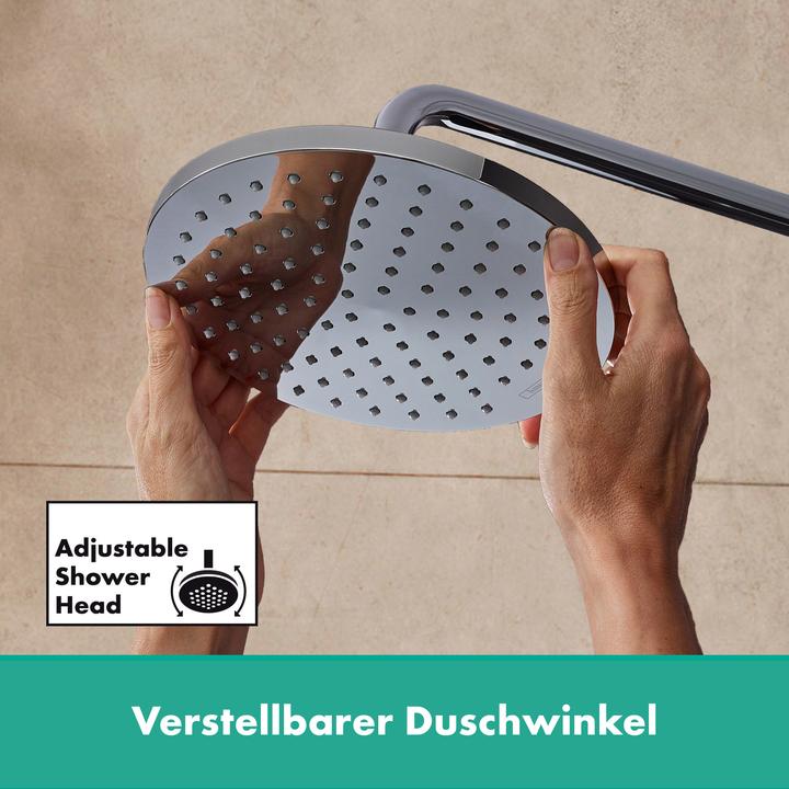 Productafbeelding hansgrohe VERNIS Blend 200 1 jet hoofddouche, chroom (1 Typen balken, 12.40 l/min)
