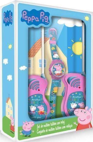 Actual product image Peppa Pig Vaikiškas Euroswan racijų rinkinys su skaitmeniniu laikrodžiu. PP17047 Kids Euroswan