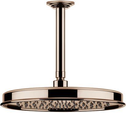 Immagine prodotto Gessi Soffione anticalcare Venti20, D328mm, con snodo e braccio a soffitto 293mm, montaggio a soffit