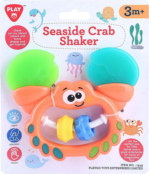 Actual product image Play Orange crab rattle