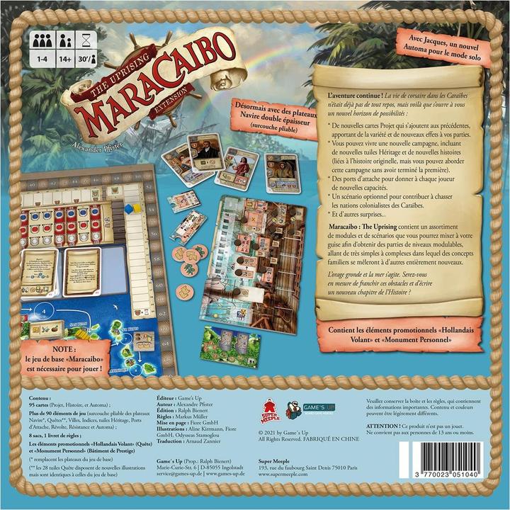 Actual product image Super Meeple Maracaibo The Uprising f (French)