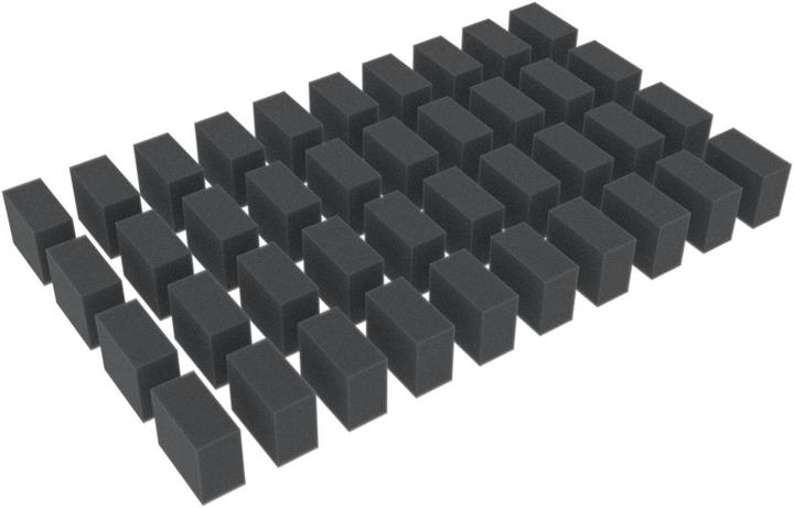 Actual product image Feldherr HS025A001 - 40 spacers / foam blocks / foam blocks 30 mm x 25 mm x 15 mm (Foam material)