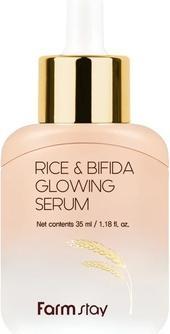 Actual product image Farm Stay FARMSTAY Rice & Bifida Glowing Serum rozświetlające serum z fermentami i Ryżem 35ml (35 ml)