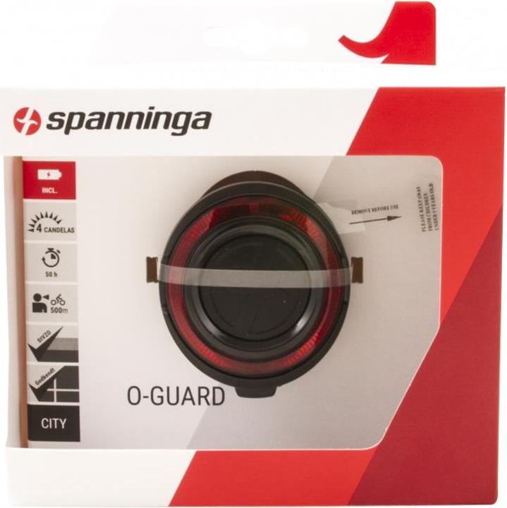 Actual product image Spanninga O-Guard XB Battery Rear Light StVZO