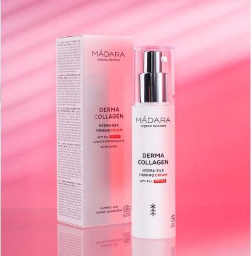 Image du produit Madara DERMA COLLAGEN HYDRA SILK FIRMING CREAM - Favorise la protection du collagène. (50 ml, Crème 24h)