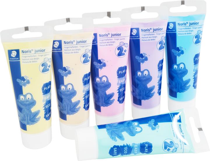 Produktbild Staedtler Fingerfarben 6ST Pastell sortiert (Pastell, 75 ml)