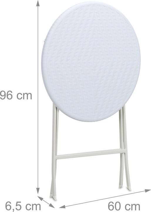 Actual product image Relaxdays garden table (60 cm)