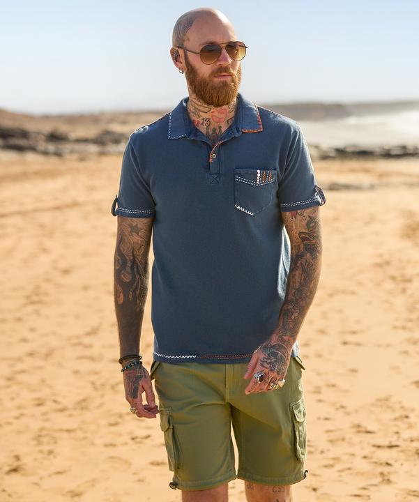 Produktbild Joe Browns Contrast Stitch Chest Pocket Pique Polo Shirt (XL)