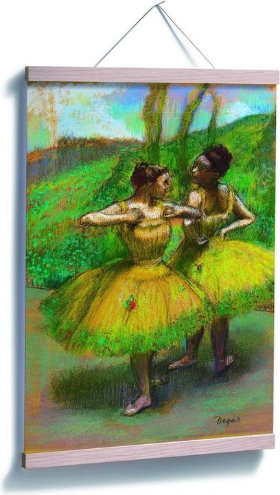 Image du produit Trenddeko Degas - Deux danseuses en jaune (40 x 60 cm)