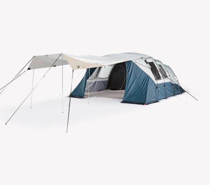 Produktbild Quechua Familienzelt Stangenaufbau - Arpenaz 6.3 F&B 6 Personen 3 Kabinen (25.75 kg, 6 Personen)