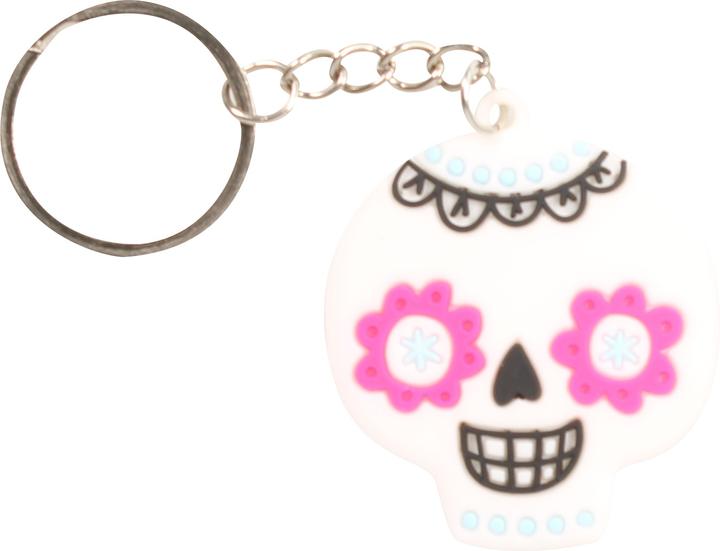 PhoneLook Lustiger universal Schlüsselanhänger Totenkopf