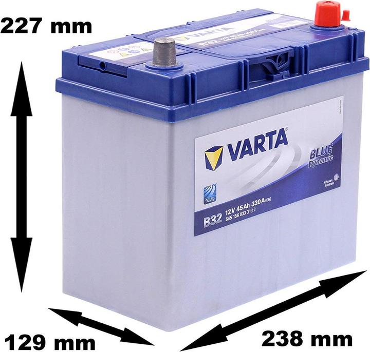 Varta Blue Dynamic B32 (12 V, 45 Ah, 330 A)