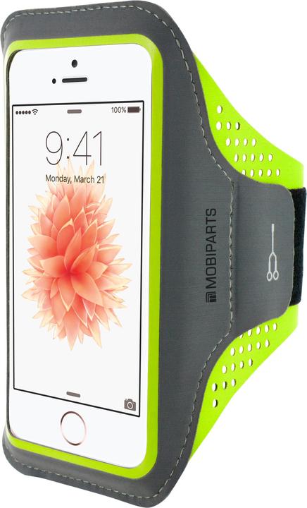 Produktbild Mobiparts Comfort Fit Sport Armband Apple iPhone 5/5S/SE Neon Green