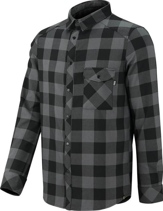 iXS Carve Digger Shirt langärmlig - Grau/Schwarz (XS)