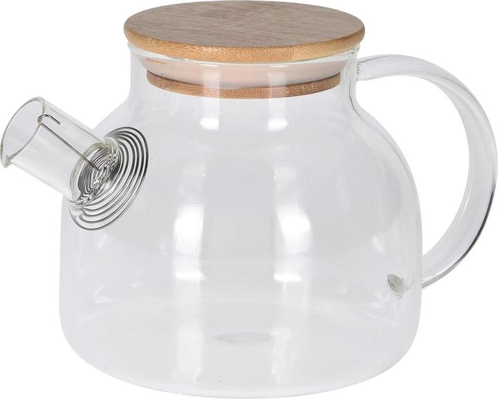 Produktbild Kerbl Glas-Teekanne mit Bambusdeckel (1 l)