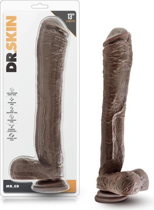 Actual product image Blush Dr. Skin Mr. Ed XL Dildo with suction cup 33 cm