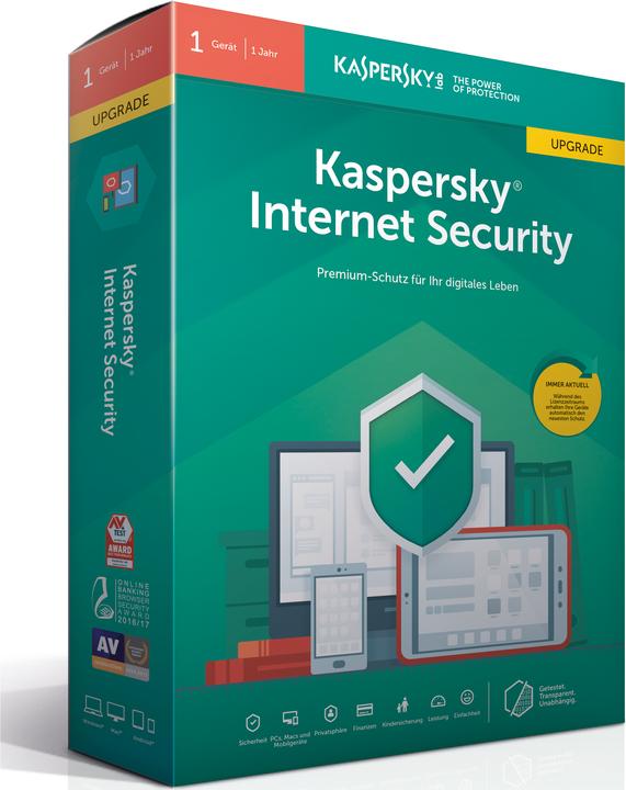 Produktbild Kaspersky Internet Security (1 User, 12 Monate)