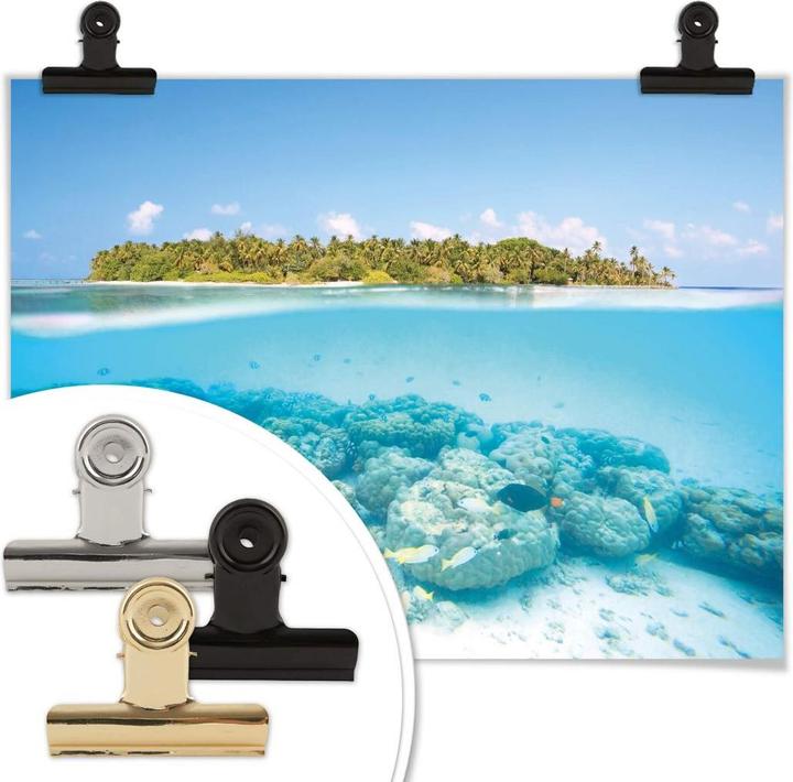 Actual product image Trenddeko Maldives underwater world (60 x 50 cm)