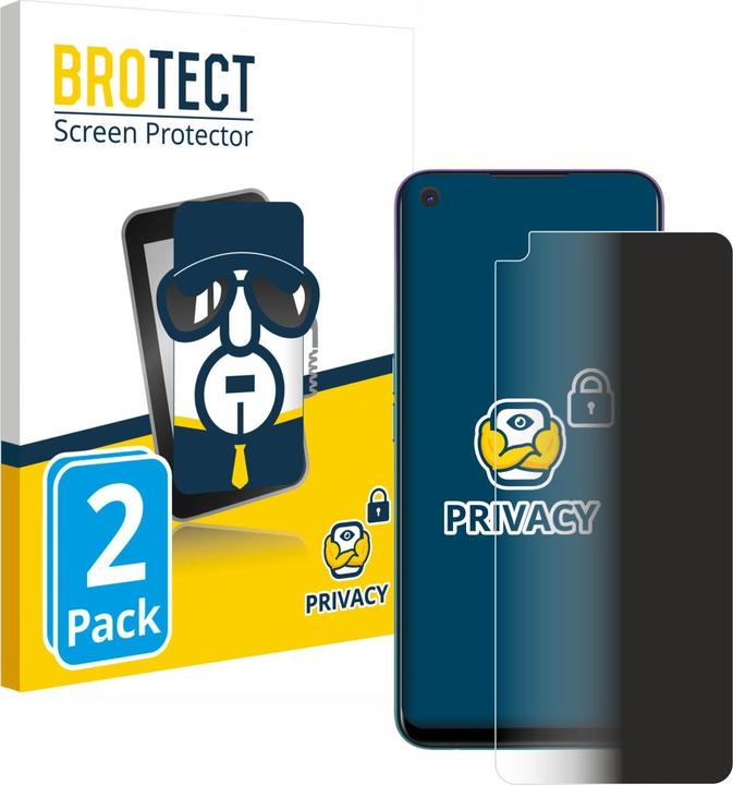 Actual product image BROTECT Anti-spy privacy film Blue light protection film (2 Piece, Oppo A72)