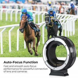 Produktbild K&F Concept Bajonettadapter - Canon EF / Canon RF