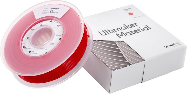 Actual product image Ultimaker Filament (Though PLA, 2.85 mm, 750 g, Red)