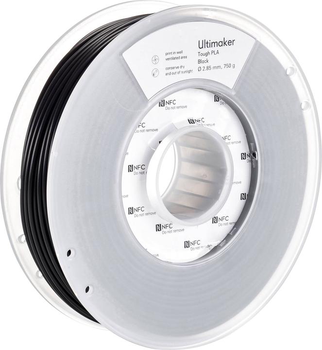 Produktbild Ultimaker Filament (Tough PLA, 2.85 mm, 750 g, Schwarz)