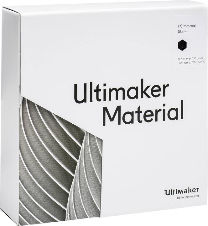 Actual product image Ultimaker Filament (PC, 2.85 mm, 750 g, Black)