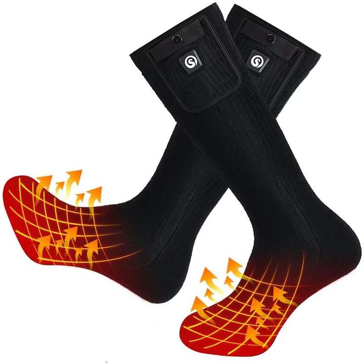 Actual product image Snow Deer Beheizte Socken mit wiederaufladbarer Batterie (S)