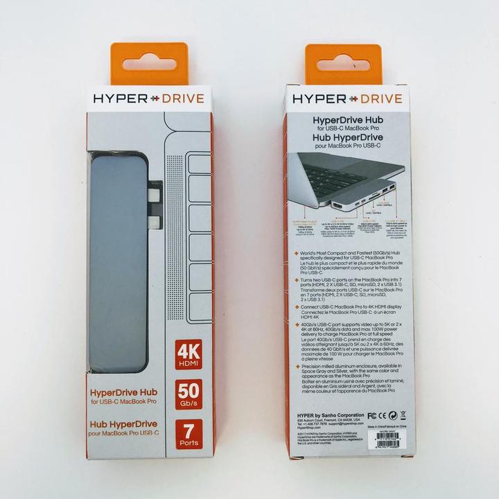 Produktbild Hyper HyperDrive Duo (USB-C, USB-A, Thunderbolt, 7 Ports)