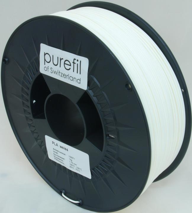 Productafbeelding Purefil Draad (PLA, 1.75 mm, 1000 g, Wit)