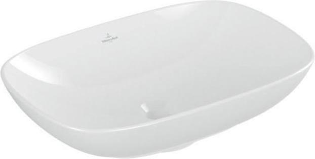Villeroy & Boch V&B Lavabo da appoggio LOOP & FRIENDS senza ÜL 560x380mm we C+ (Lavandino montato in alto, 38 cm, 56 cm)
