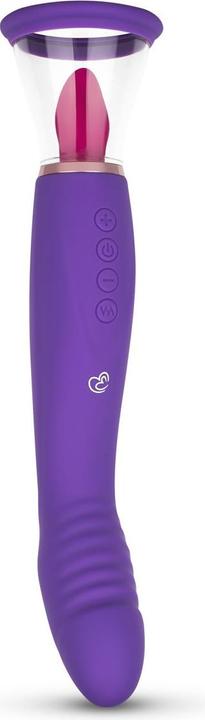 Easytoys Pleasure Pump With G-Spot Vibrator - Purple