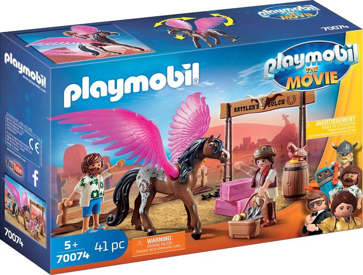 Immagine prodotto Playmobil Il film Marla, Del e il cavallo con le ali (70074, Playmobil Il film)