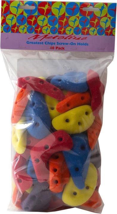 Metolius Greatest Chips Screw On 40er Pack (Mehrfarbig)
