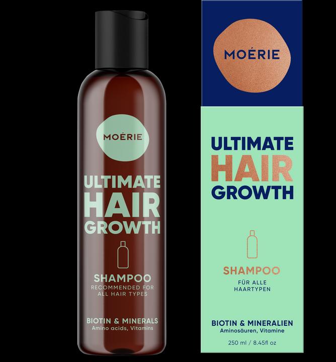 Actual product image Moérie Ultimate Hair Growth (250 ml, Liquid shampoo)