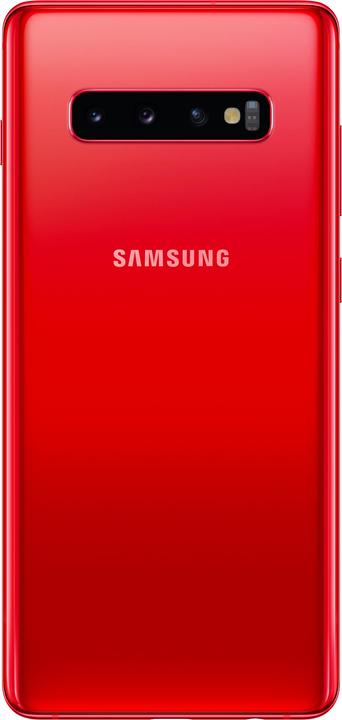 Image du produit Samsung Galaxy S10+ (128 Go, Cardinal Rouge, 6.40", Double SIM hybride, 16 Mpx, 4G)