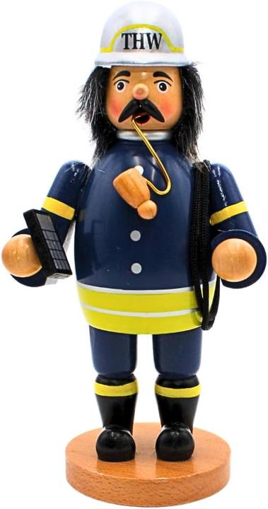 Actual product image Dekohelden24 Räuchermann THW Helferfigur