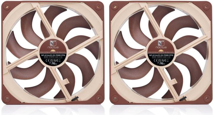 Produktbild Noctua NF-A14x25 G2 PWM Sx2-PP (140 mm, 2 x)