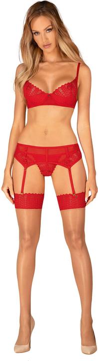 Produktbild Obsessive Ingridia 3teiliges Set Rot (M, L)