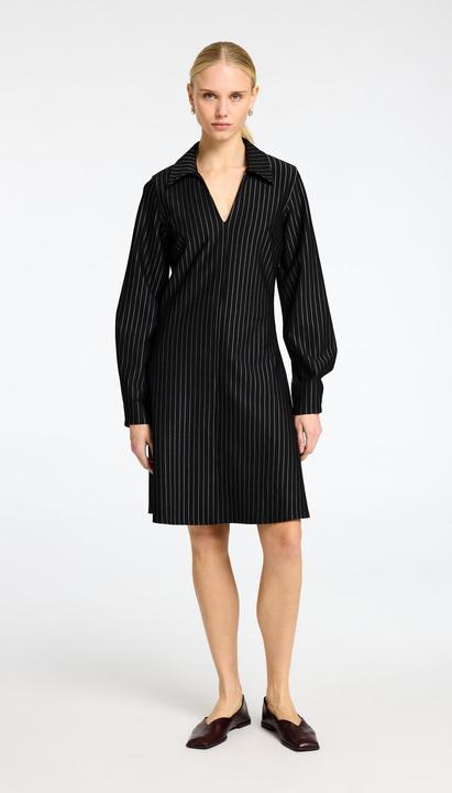 Produktbild Selected Femme Nadelstreifen Viskosemix Minikleid (XXL)