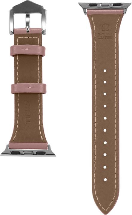 Produktbild Spigen Kajuk Apple Watch Leather Strap 4/5/6/7/8 / SE 40/41 mm Pink (40 mm, 41 mm, Genuine Leather, Apple Watch Series 4, Apple Watch Series 5, Apple Watch Series 6, Apple Watch Series 7, Apple Watch Series 8, Apple Watch Series 9, Apple Watch SE)