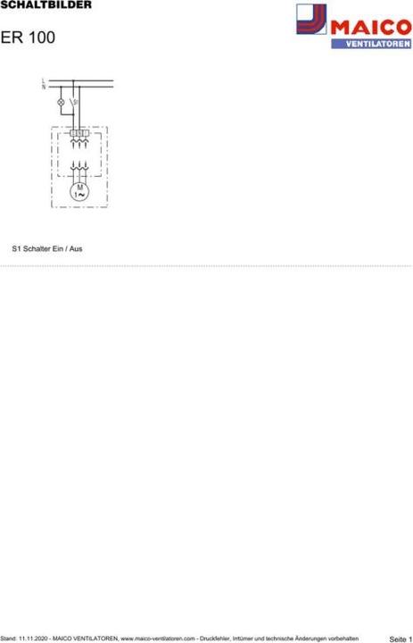 Produktbild Maico Ventilator 31W 101cbm/h IPX5 ER 100