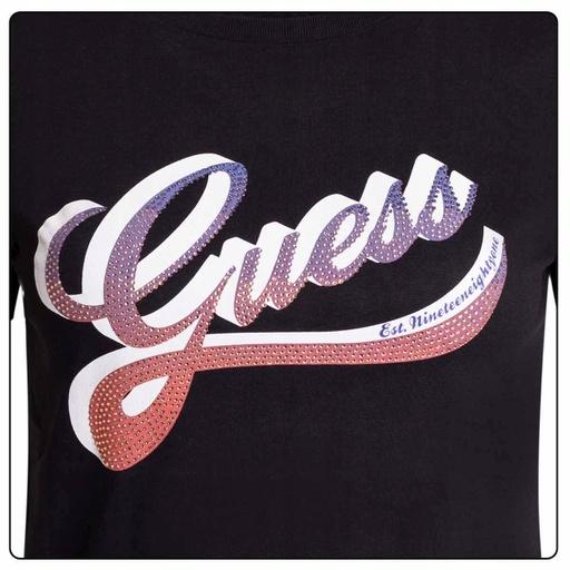 Produktbild Guess T-Shirt Donna ss cn Shaded Logo Tee Nero ES23GU81 W3GI34I3Z14 S (S)