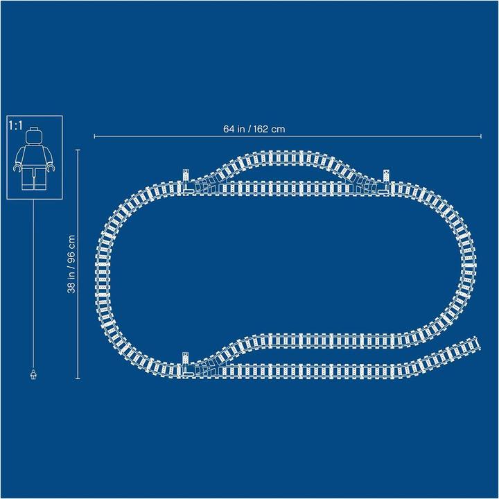 Actual product image LEGO Rails (60205, LEGO City)