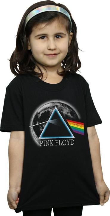 Produktbild Pink Floyd Dark Side Of The Moon Distressed TShirt Mädchen (152, 158)