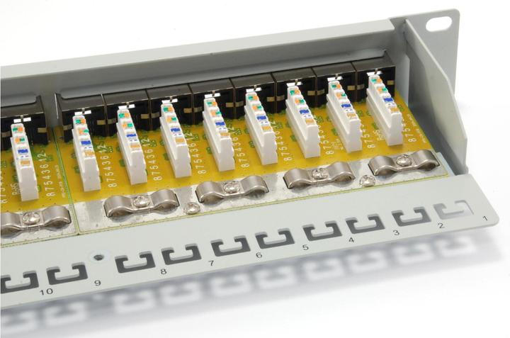 Produktbild equip 19" Patchpanel: 24 Port, 1HE, grau