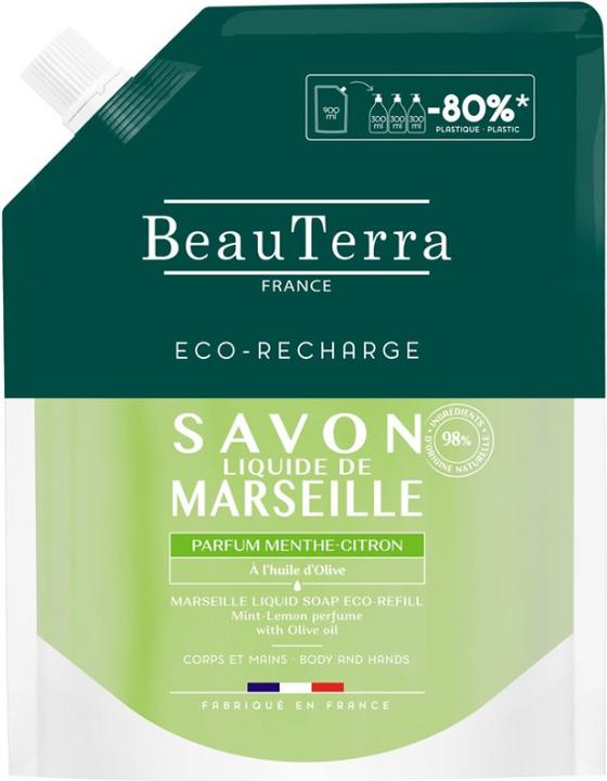 Produktbild BeauTerra Fluessigse Mar ref Mi Zi 900ml (Flüssigseife, 900 ml)
