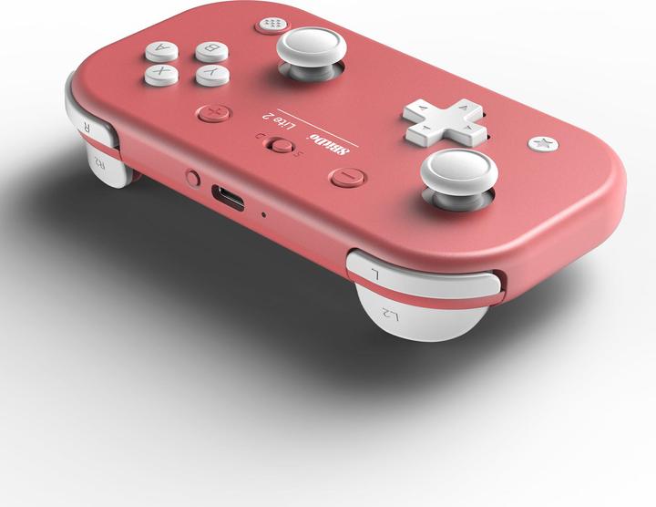 Actual product image 8bitdo lite 2 pink (Android, Switch, Raspberry Pi 3)