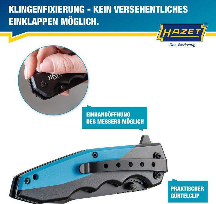 Actual product image HAZET Folding knife 2157-3 (Cutters)